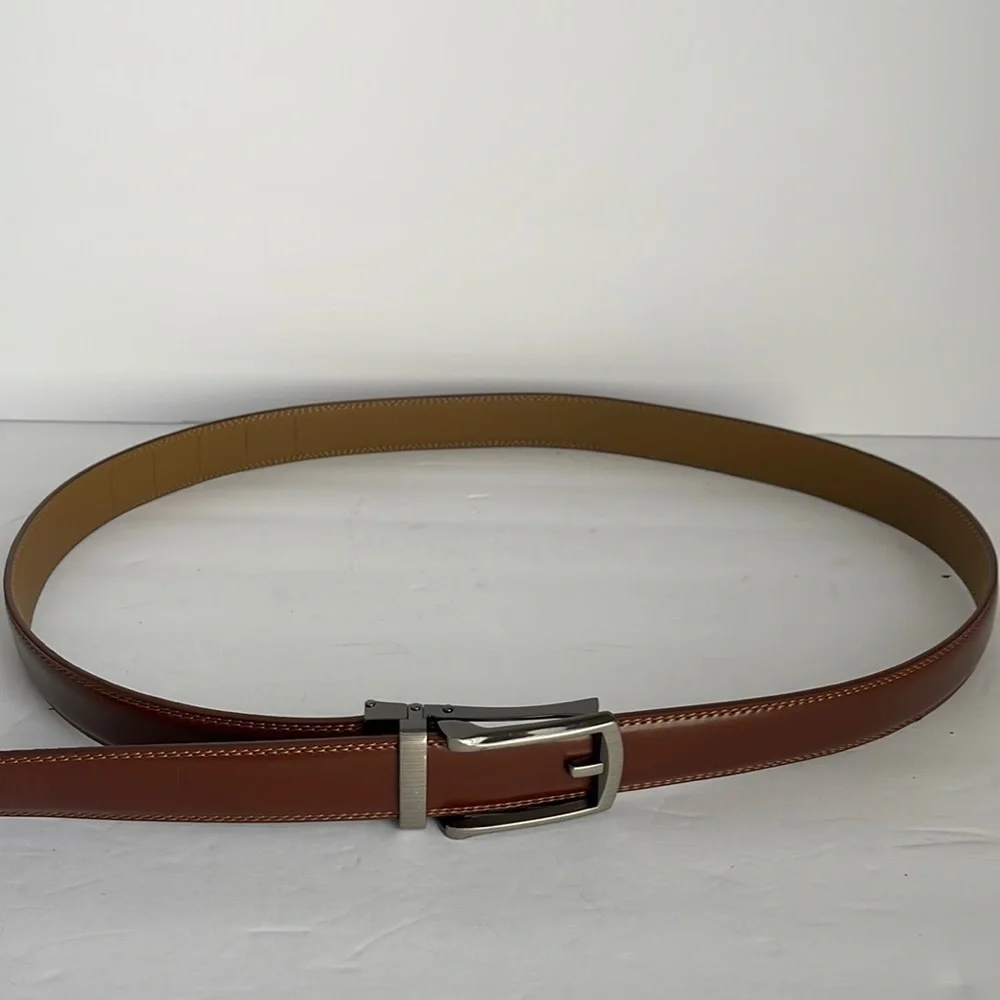 Mio Marino Collection Men’s Adjustable Ratchet Belt Brown